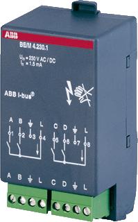 ABB BUSCH JAEGER KNX BINAIRE INGANGSMODULE 4X230V BE-M 4-230-1 