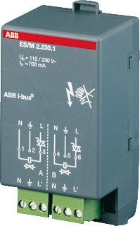 ABB BUSCH JAEGER KNX VERWARMINGSAKTORMODULE 2X230V ES-M 2-230-1