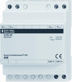 ABB BUSCH JAEGER KNX VERWARMINGSTRANSFORMATOR 2-VOUDIG VOOR WIND-EN-OF REGENSENSOR 6190-41 EN 6190-43