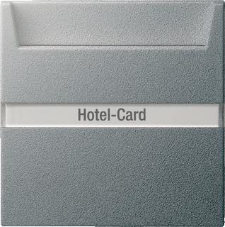 GIRA HOTEL-CARD DRUKCONTACT ALUMINIUM SYSTEEM 55 