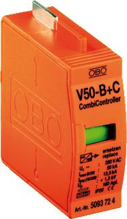 OBO COMBI CONTROL NETOVERSPANNINGSBEVEILIGING V50B-C-0 