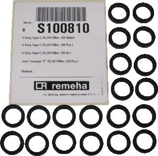 REMEHA CALENTA O-RING TYPE C 25.2X17MM PRIJS=PER 20 STUKS 