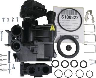 REMEHA CALENTA HYDROBLOK RECHTS + ACTUATOR + DRUKSENSOR 