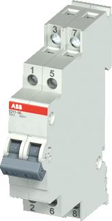 ABB AAN-UIT SCHAKELAAR SYSTEM PRO-M COMPACT 16A 3M B-18MM DIN-RAIL MONTAGE VOOR 45MM OPENING-