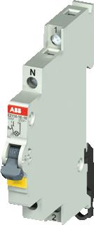 ABB AAN-UIT SCHAKELAAR MET LED SIGN-SYSTEM PRO-M 16A 1M B-9MM DIN-RAIL MONT-VOOR 45MM OPENING 
