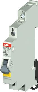 ABB AAN-UIT SCHAKELAAR MET LED SIGN-SYSTEM PRO-M 25A 1M B-9MM DIN-RAIL MONT-VOOR 45MM OPENING 