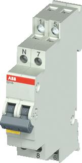 ABB AAN-UIT SCHAKELAAR MET LED SIGN-SYST-PRO-M 25A 2M B-18MM DIN-RAIL MONT-VOOR 45MM OPENING