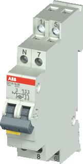 ABB AAN-UIT SCHAKELAAR MET LED SIGN-SYST-PRO-M 16A 3M B-18MM DIN-RAIL MONT-VOOR 45MM OPENING 