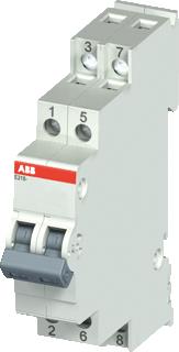 ABB STUURSTROOMSCHAKELAAR SYSTEM PRO-M COMP-16A 2M-2V B-18MM DIN-RAIL MONT-VOOR 45MM OPENING 