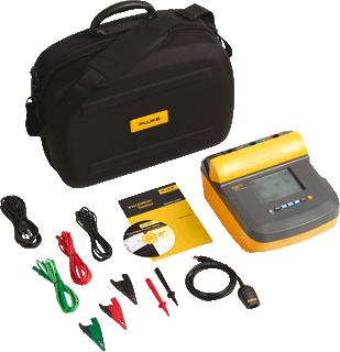 FLUKE ISOLATIEWEERSTANDMETER ANALOOG/DIGITAAL INCLUSIEF TAS EN ACCESSOIRES 