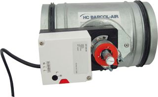 HC BARCOL-AIR LUCHTKLEP 230V 150MM 