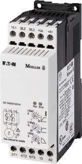 EATON DS7 SOFTSTARTER 1.5KW BIJ 400V 4A BIJ 40 GRADEN US: 24V VAC US: 24V DC GESTUURDE FASEN: 2