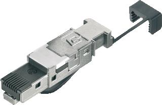 WEIDMULLER IE MODULAIRE CONNECTOR PLUG (STEKER) METAAL CATEGORIE 6A (IEC) CONNECTORTYPE OVERIG GESCHIKT VOOR MASSIEVE ADER AFGESCHERMD AWG-BEREIK 22 26 GESCHIKT VOOR RONDE KABEL AANSLUITWIJZE INSNIJ/IDC