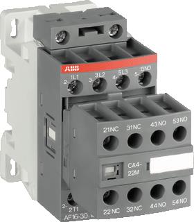 ABB MAGNEETSCHAKELAAR 2M-2V AC1-30A-690V-HULPCONTACT 0 SPOELSPANNING 12-20VDC SPOELCODE 20 LAAG SPOELV-