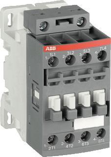 ABB MAGNEETSCHAKELAAR 4P AC1-25A-690V-HULPCONTACT 0 SPOELSPANNING 12-20VDC SPOELCODE 20 LAAG SPOELVERM-