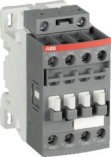 ABB NF-SERIE HULPRELAIS CONTACTEN 4M SPOELSPANNING 100-250VAC-50-60HZ-100-250VDC SPOELCODE 13 SCHROEFAANSLUITING-