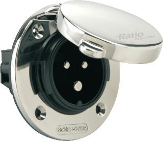 RATIO INLET 32A STEEL 