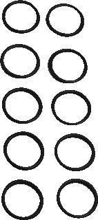 REMEHA AVANTA EN ANDERE SERIES O-RING 20X2,5MM 10 STUKS 