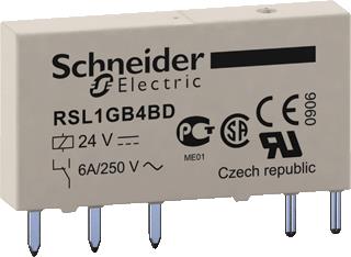 SCHNEIDER ELECTRIC HARMONY RSL INTERFACE INSTEEKRELAIS 6MM 1C/O STANDAARD 24V DC 6A