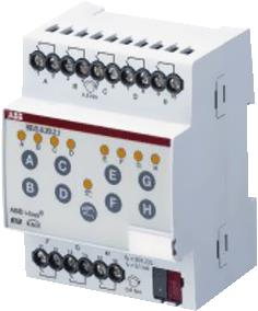 ABB BUSCH JAEGER BINAIRE INGANG 8-VOUDIG 20V DIN-RAIL KNX I-BUS 