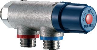 Voorafgaan verkopen regeling delabie premix compact thermostaat mengventiel 30-60 graden 1-2 blw 733015  | bij bengshop.nl