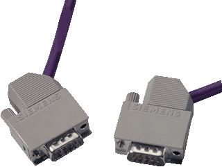 SIEMENS SIMATIC NET 830-1T CONNECTING CABLE FOR PROFIBUS,FOR CONNECT. OF DATAS W. OLM A. OBT 2 SUB D MALE CONNECTORS 9-PIN L=1.5 M 