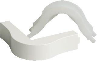 BUITENHOEKSTUK F25AE CREME (RAL 1013) LSZH