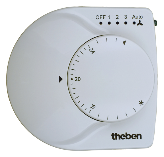 THEBEN THERMOSTAAT FAN-COIL CONSTANTE REGELING HAND 3 BINAIRE INGANGEN KNX