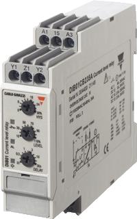 CARLO GAVAZZI STROOM BEWAKINGS RELAIS 0,1-5A AC/DC VOEDING 24-48V AC/DC DIN RAIL