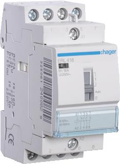 HAGER MAGNEETSCHAKELAAR AC ERL 2NO 2NC 16 AC-1 400V / 5.5 AC-3 400V / KW AC-3 400V U-SPOEL 12V 50HZ 12V 60HZ 