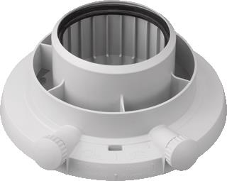 VAILLANT ADAPTER CONCENTRISCH PP 60/100MM T.B.V. ECOTEC