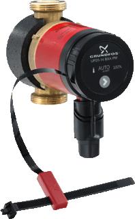 GRUNDFOS COMFORT 15-14 BXA PM TAPWATERPOMP AUTO ADAPT 0,33M3/H 7,65KPA DN20 BSPP PN10 1X 230V 7W 0,07A 2900 OPM IP44 