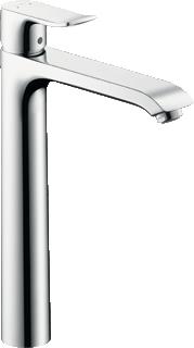 HANSGROHE METRIS WASTAFELKRAAN EENGREEPS VAST 358MM HOOGTE 254MM HOOGTE KRAANMOND 232MM VOORSPRONG CHROOM-LOOK 