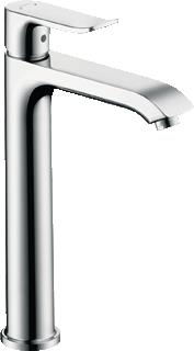 HANSGROHE METRIS WASTAFELKRAAN EENGREEPS VAST 295MM HOOGTE 193MM HOOGTE KRAANMOND 141MM VOORSPRONG CHROOM-LOOK