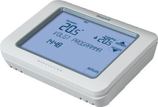 HONEYWELL HOME CHRONOTHERM TOUCH KLOKTHERMOSTAAT 24V AAN/UIT TOUCHSCREENBEDIENING HXBXD 97X127X29MM 