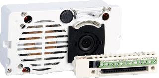 COMELIT AUDIO/VIDEOSYSTEEM MET SIMPLEBUS COLOR-BEKABELING EN KLEMMENSTROOK. VOORZIEN VAN 1/4-GROOTHOEKCAMERA MET KLEUREN-CCD.