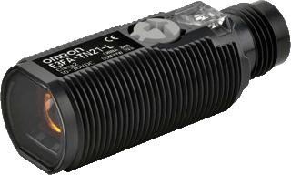 OMRON FOTOCEL M18 KUNSTSTOF BEH. RETROREFLECTIE VOOR TRANSPARANTE OBJECTEN 0,1 TOT 2METER 10-30V DC NPN LO/DO M12 CONNECTOR 