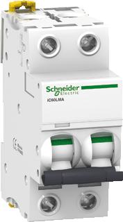 SCHNEIDER ELECTRIC IC60L INSTALLATIEAUTOMAAT 2P IN=25A MA-KARAKTERISTIEK