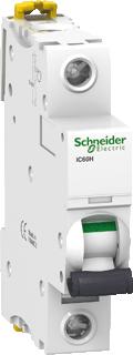 SCHNEIDER ELECTRIC IC60H INSTALLATIEAUTOMAAT 1P IN=16A C-KARAKTERISTIEK