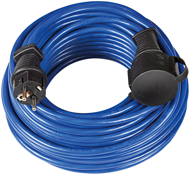 BRENNENSTUHL BREMAXX IP44 VERLENGSNOER 25M BLAUW AT-N05V3V3-F 3G1-5 