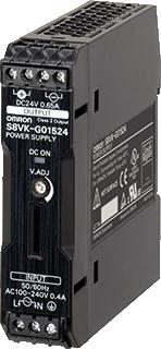OMRON VOEDING S8VK-G 24 VDC/0,65 A 15 W DIN-RAIL 100-240 VAC PRIMAIR GESLOTEN BEHUIZING SCHROEFAANSLUITING 