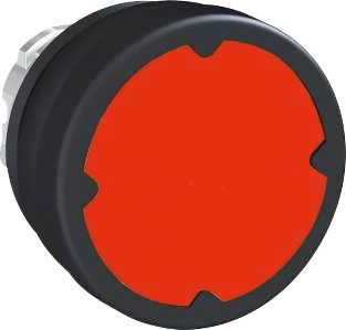 SCHNEIDER-ELECTRIC ZB4 FRONTELEMENT METAAL PULSDRUKKNOP VOOR ZWARE OMSTANDIGHEDEN VLAKKE LENS KLEUR ROOD IP66/69K-NEMA 12/4/13