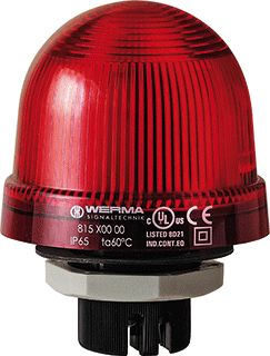 WERMA PERMANENTE LAMP EM 12-240VAC/DC ROOD 