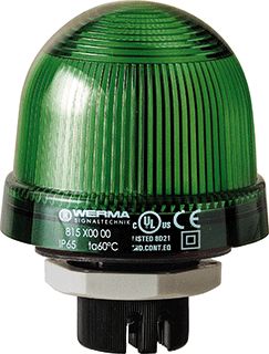 WERMA PERMANENTE LAMP EM 12-240VAC/DC GROEN 