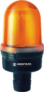 WERMA PERMANENTE LAMP RM 12-250VAC/DC GEEL 