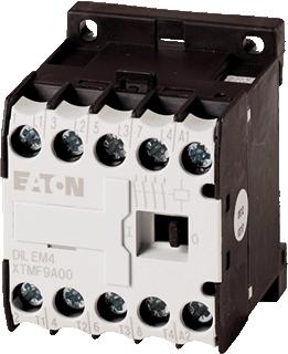 EATON MINI-MAGNEETSCHAKELAAR 4P AC3-9A-4KW(400V) HULPCONTACT 0 SPOELSPANNING 24VDC SCHROEFKLEM 