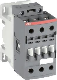 ABB MAGNEETSCHAKELAAR AF-SERIE 4P AC1-45A-690V-HULPCONTACT 0M-0V SPOELSPANNING-50-60HZ-250-500VAC-VDC SPOELCODE 14