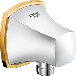 GROHE GRANDERA WANDAANSLUITBOCHT CHROOM/GOUD 