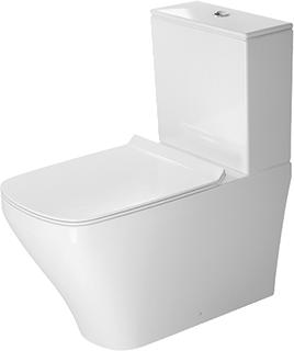 DURAVIT STAAND TOILET 72CM 4,5L DIEPSPOEL AFVOER VOOR VARIO-AANSLUITSET+BOCHT AFVOER HORIZ EN VERT AFV VERTICAAL WONDERGLISS WIT 