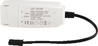 INTERLIGHT LED CAMITA DRIVER DIMBAAR 230V/180MA IP20 